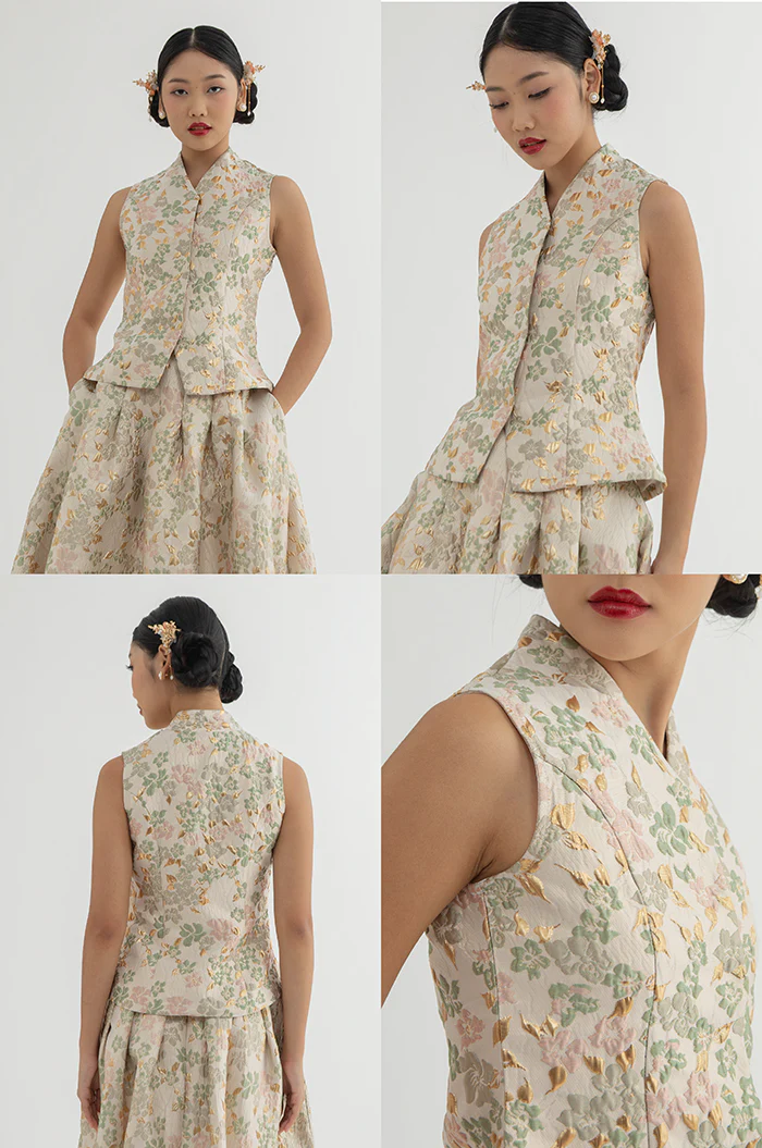Beige Floral Lian - Image 2