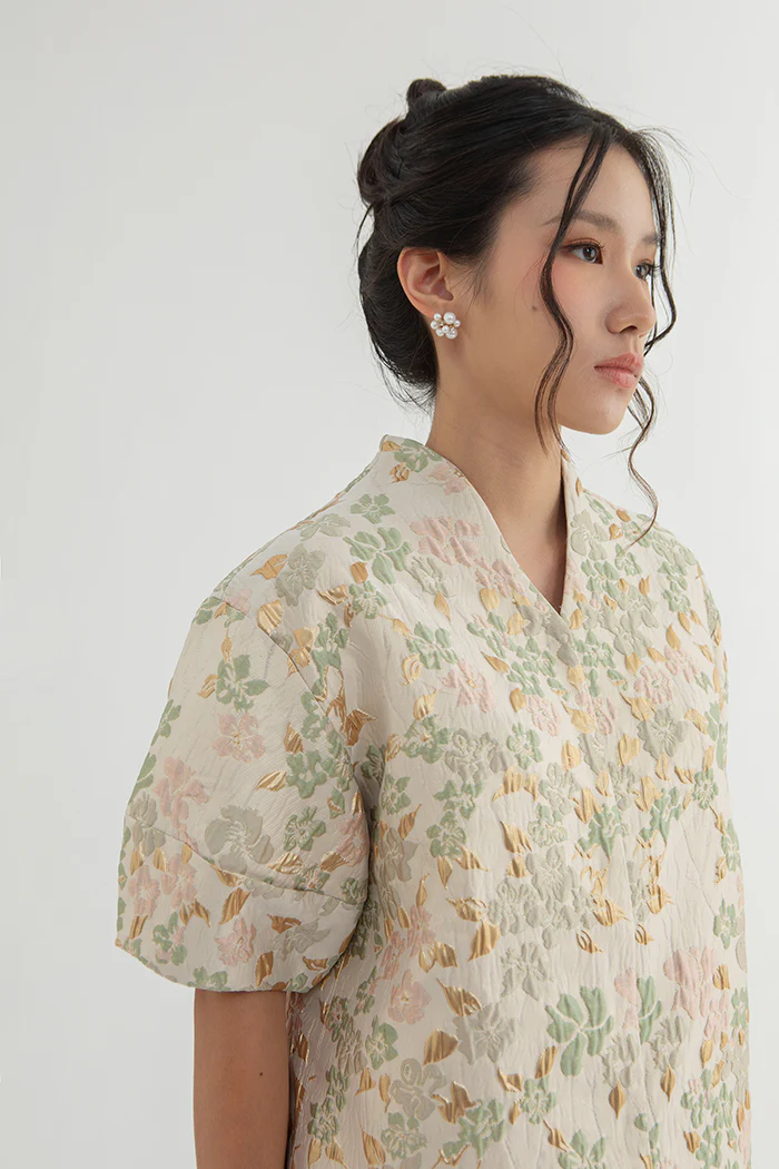Beige Floral Rui - Image 5