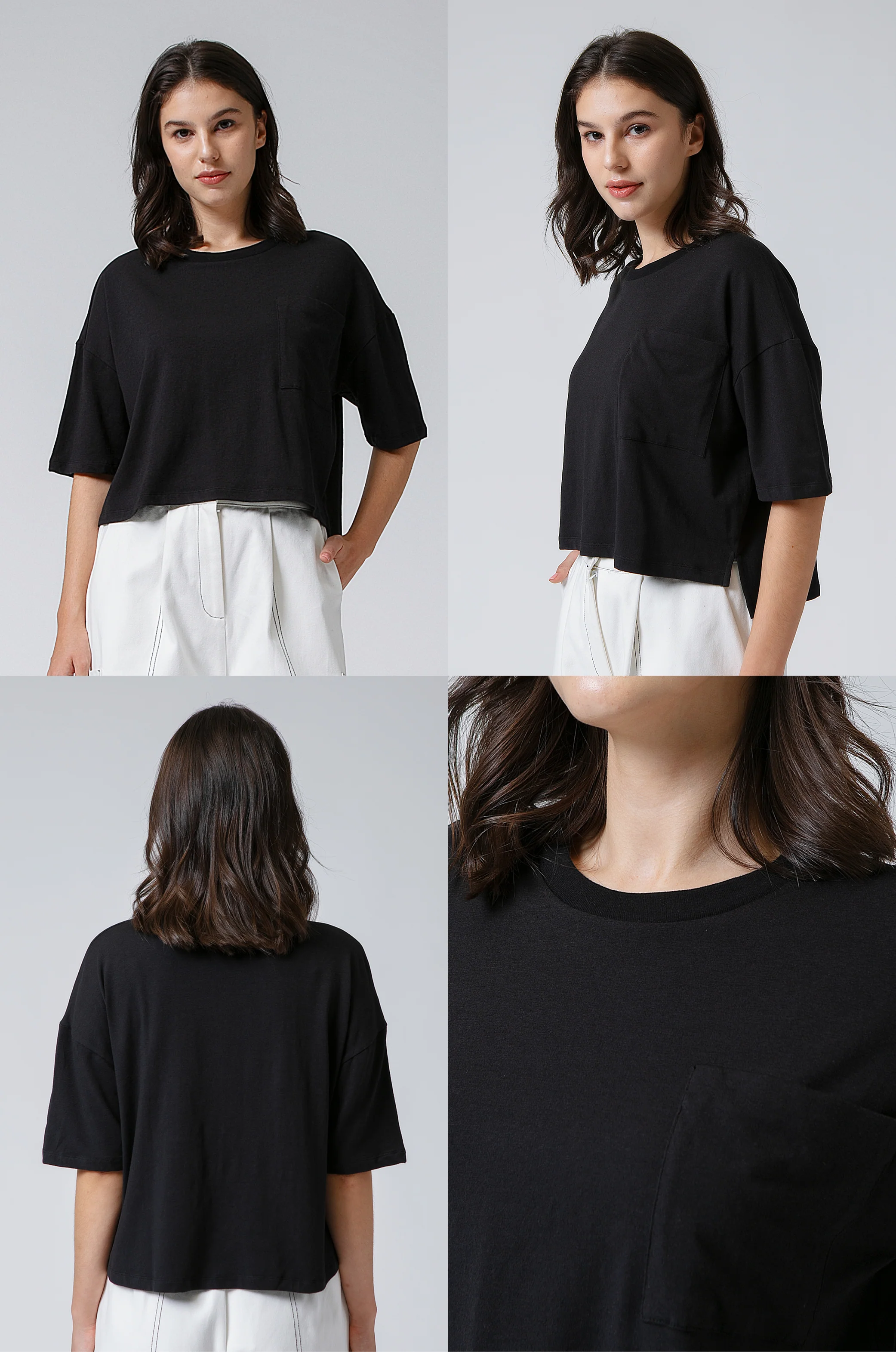 Black Oversized Tee - Image 2