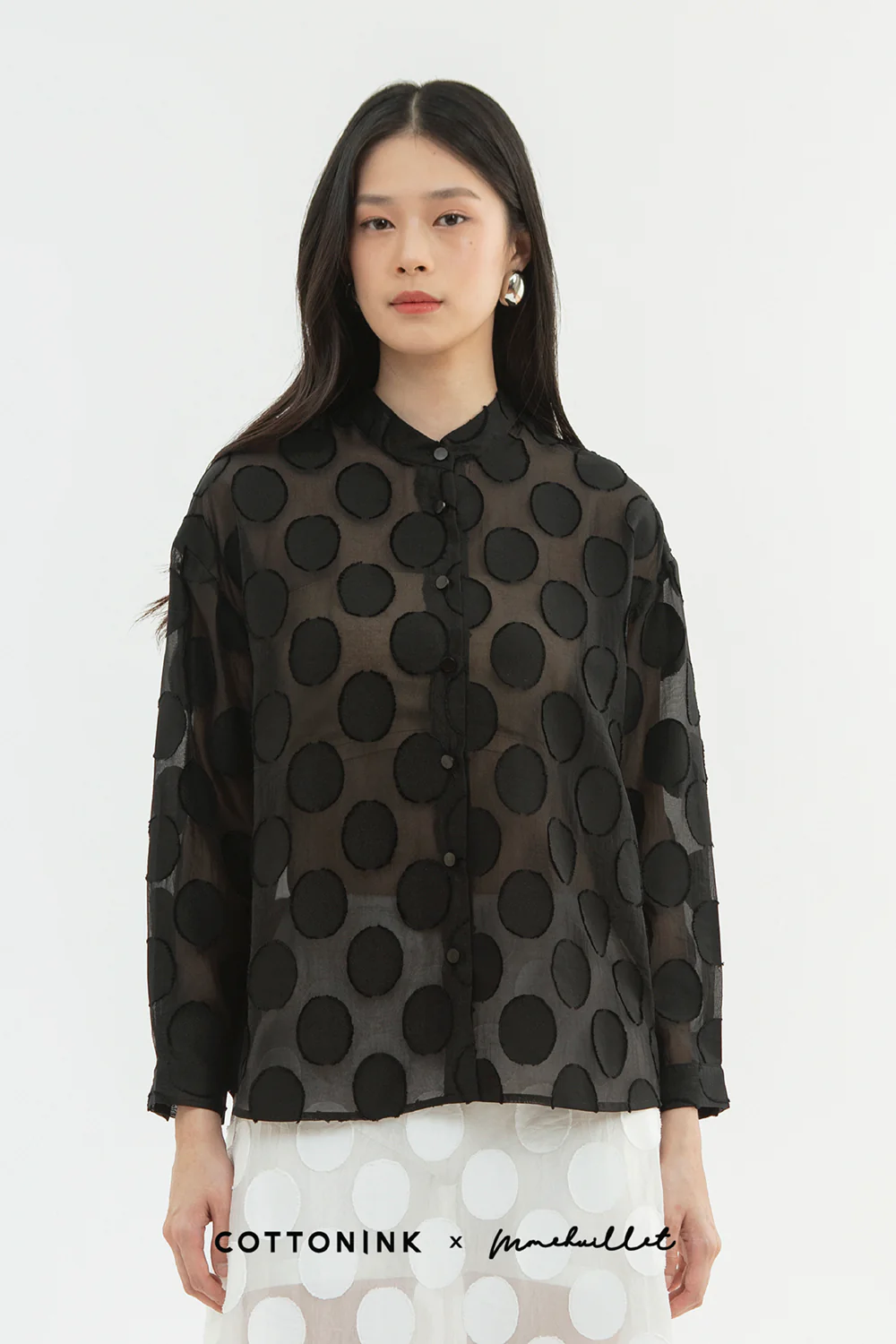 Black Polka Cherie