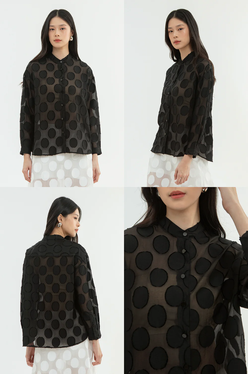 Black Polka Cherie - Image 2