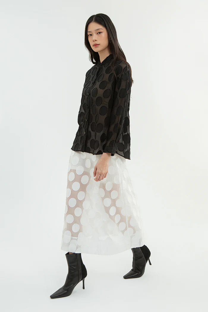Black Polka Cherie - Image 3