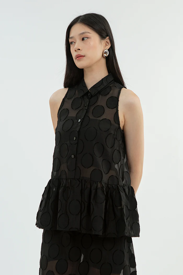 Black Polka Thalie - Image 3