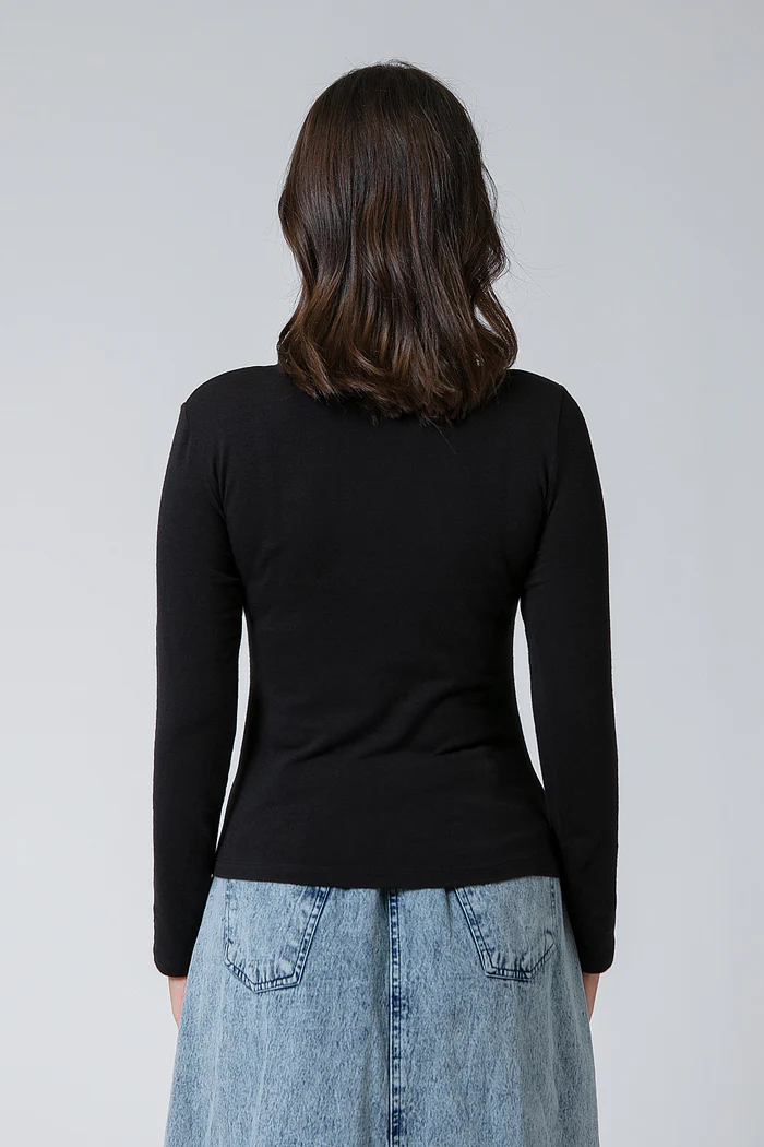 Black Slim Fit Tee - Defect Sale - Image 4