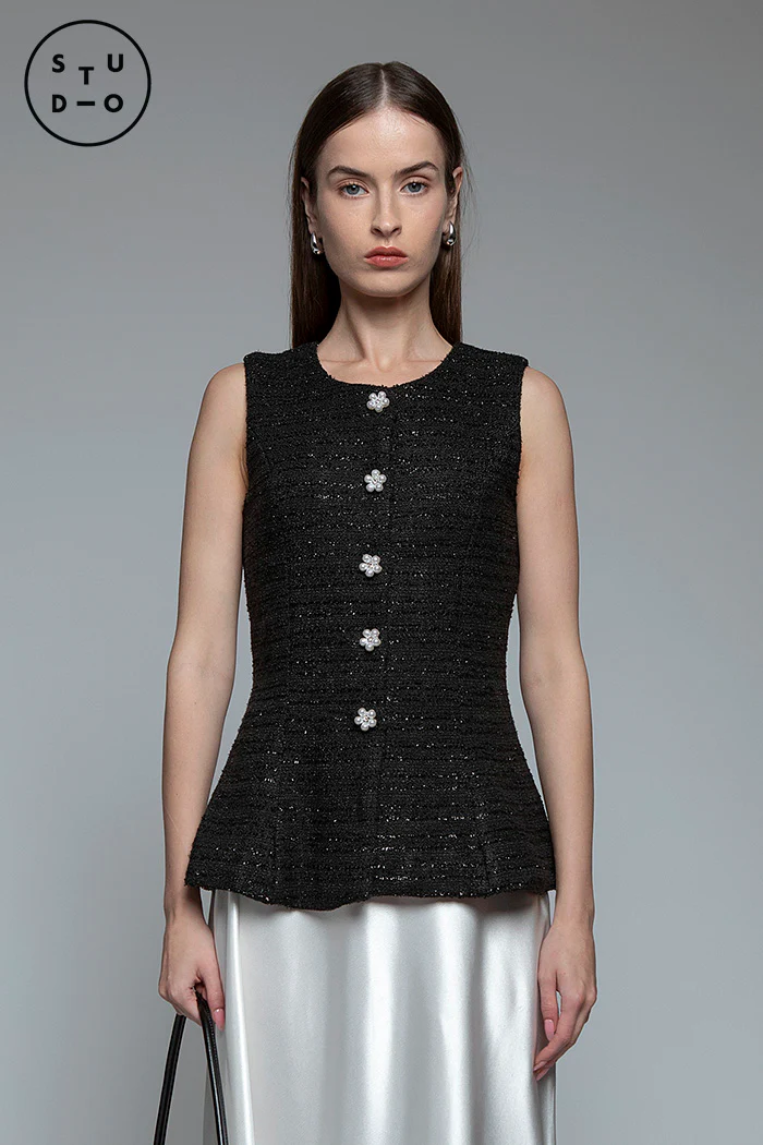 Black Tweed Bell A