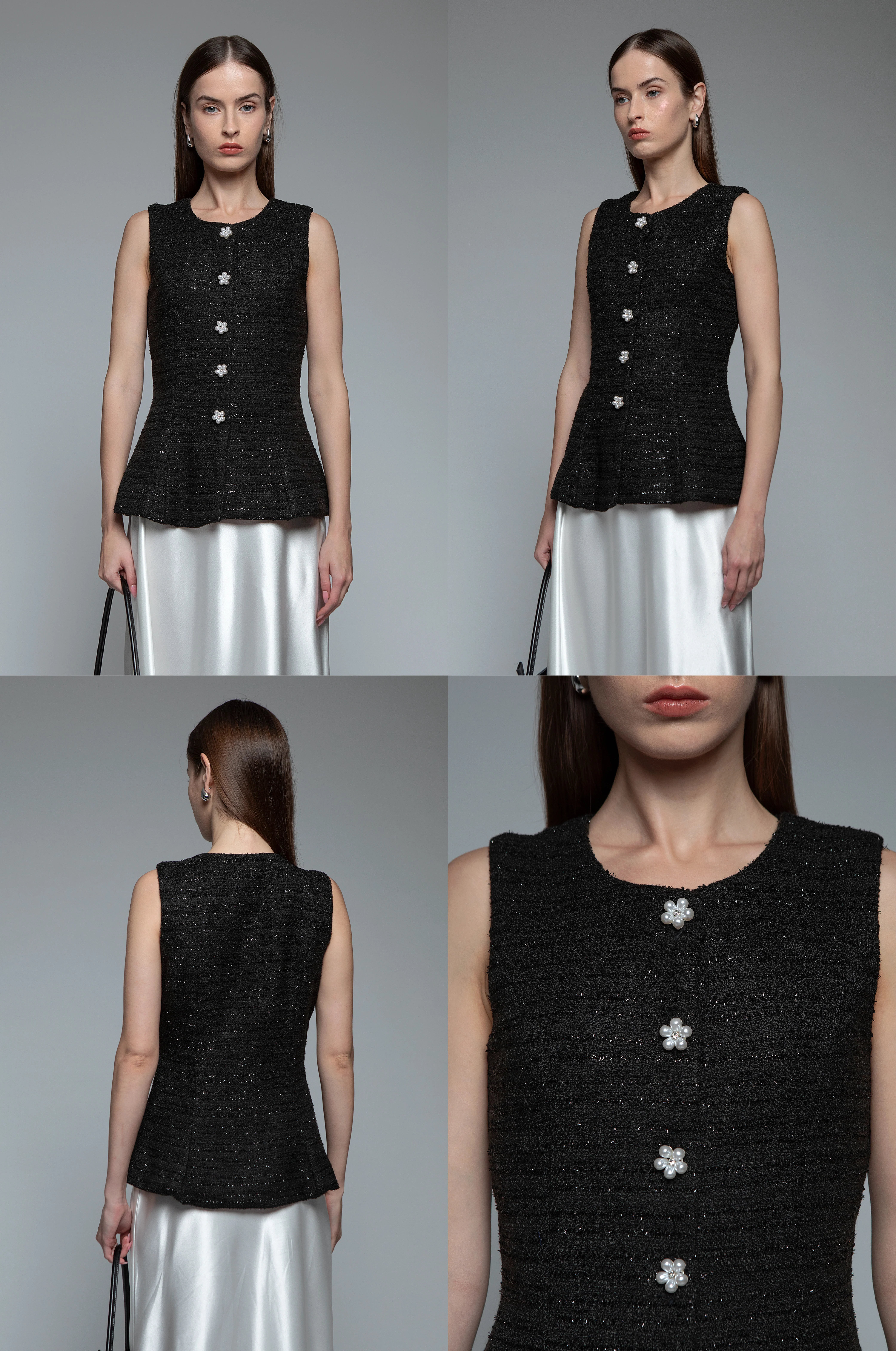 Black Tweed Bell A - Image 2