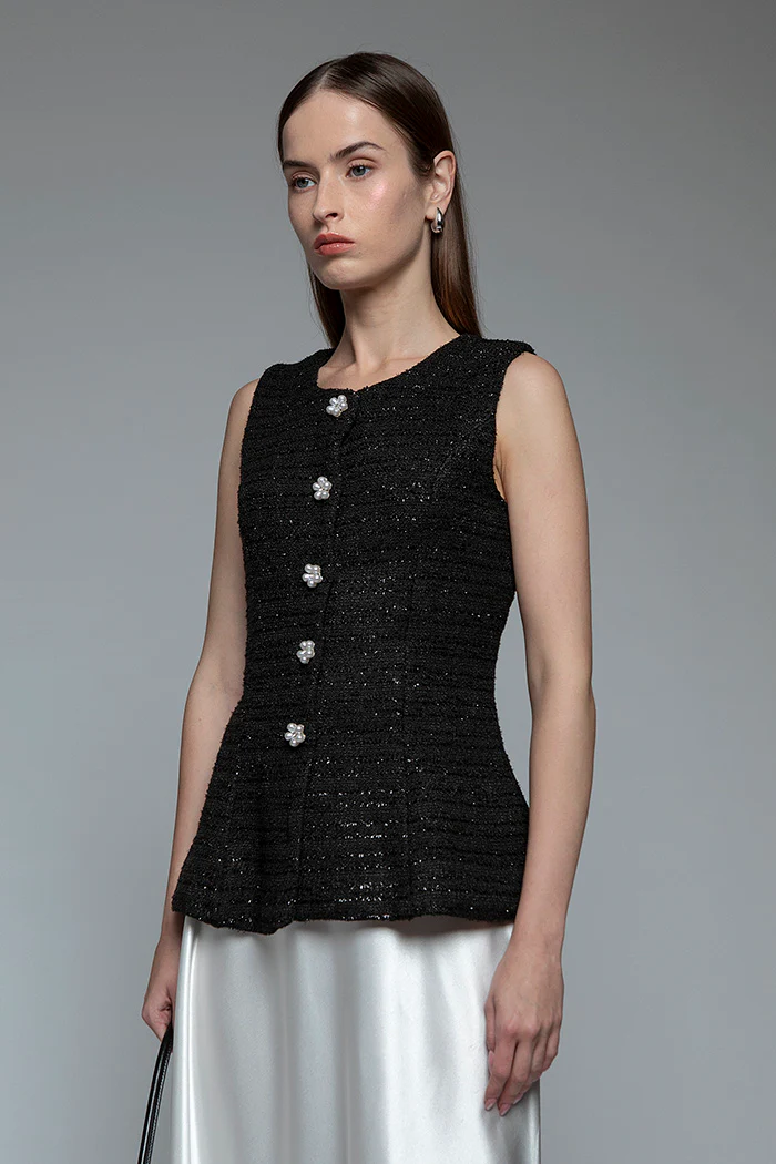 Black Tweed Bell A - Image 3