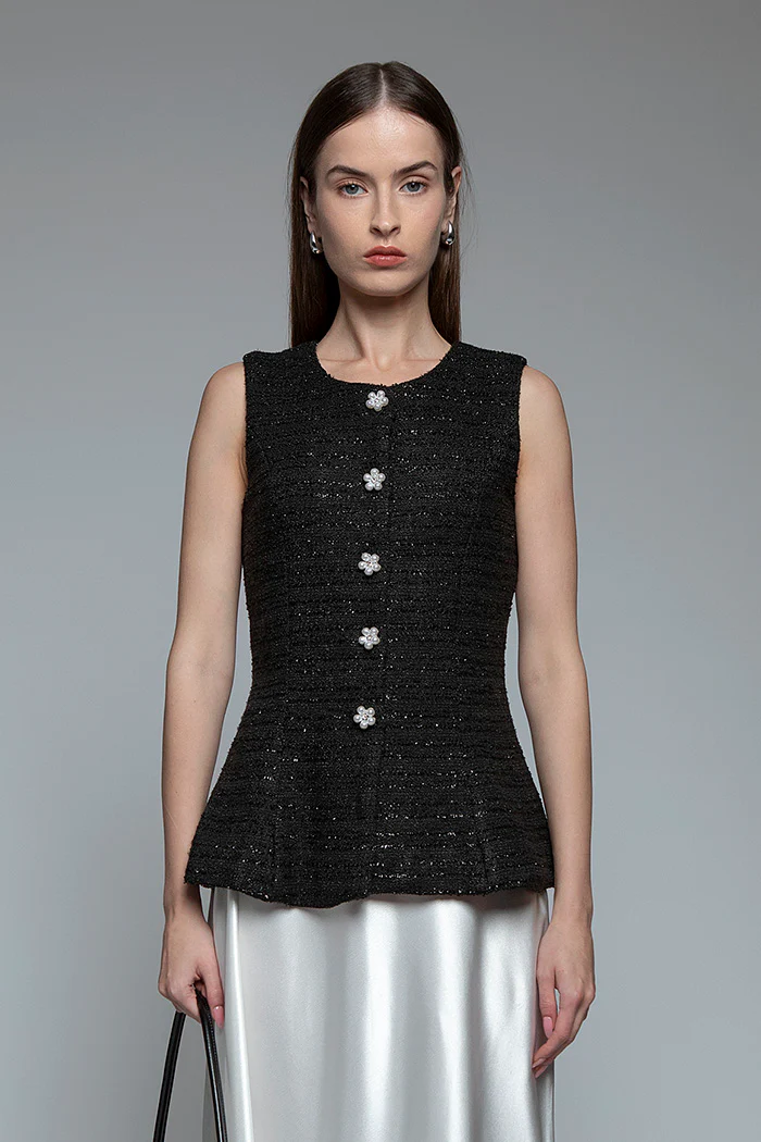 Black Tweed Bell A - Image 5