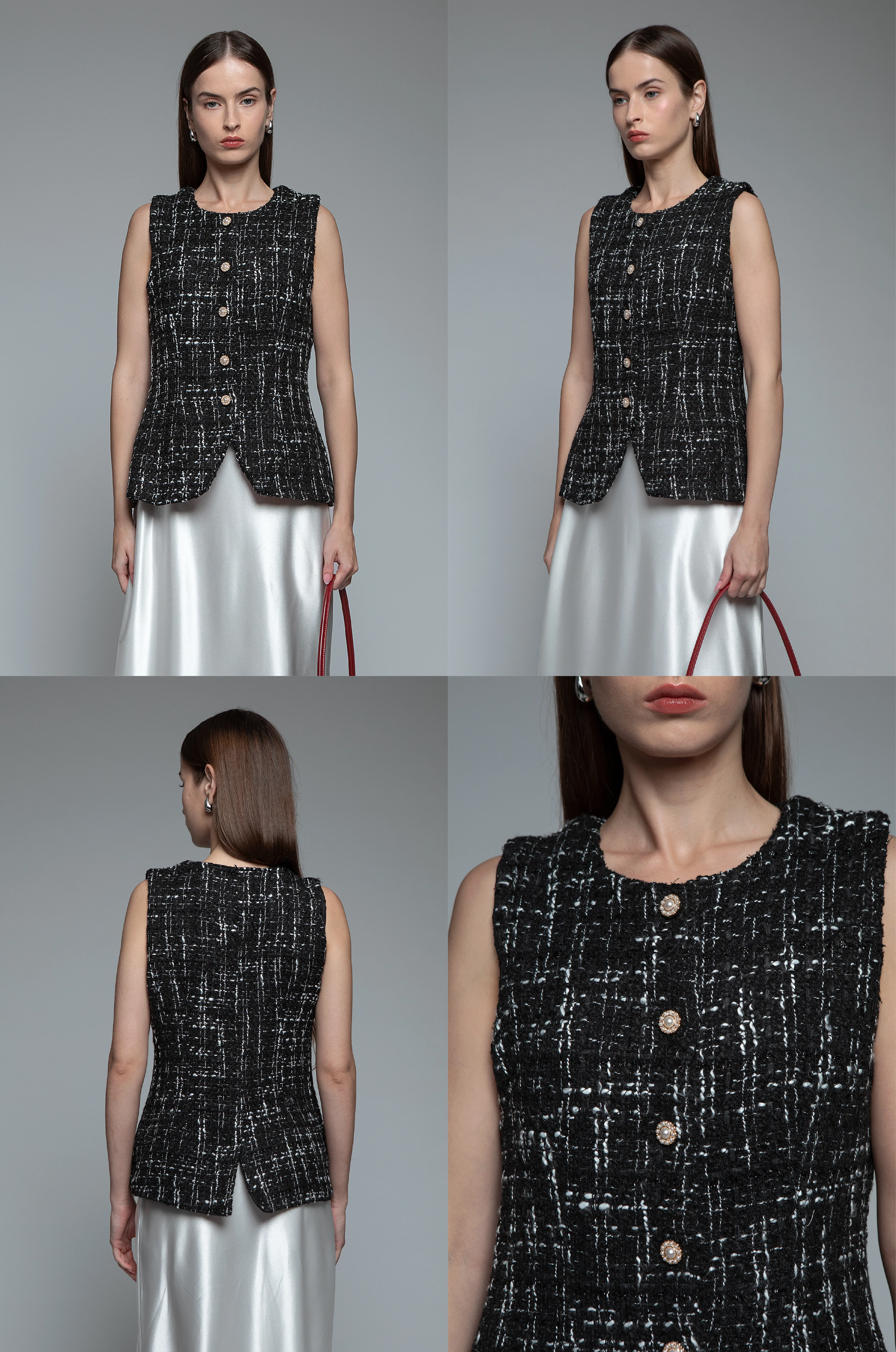 Black Tweed Vea - Image 2