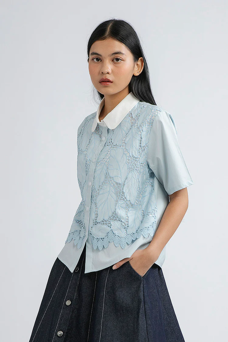 Blue Embroidered Rondo - Image 5