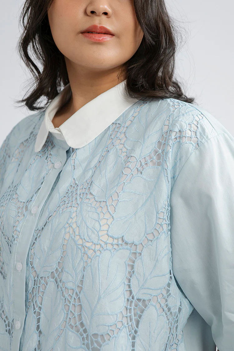 Blue Embroidered Rondo - Image 6