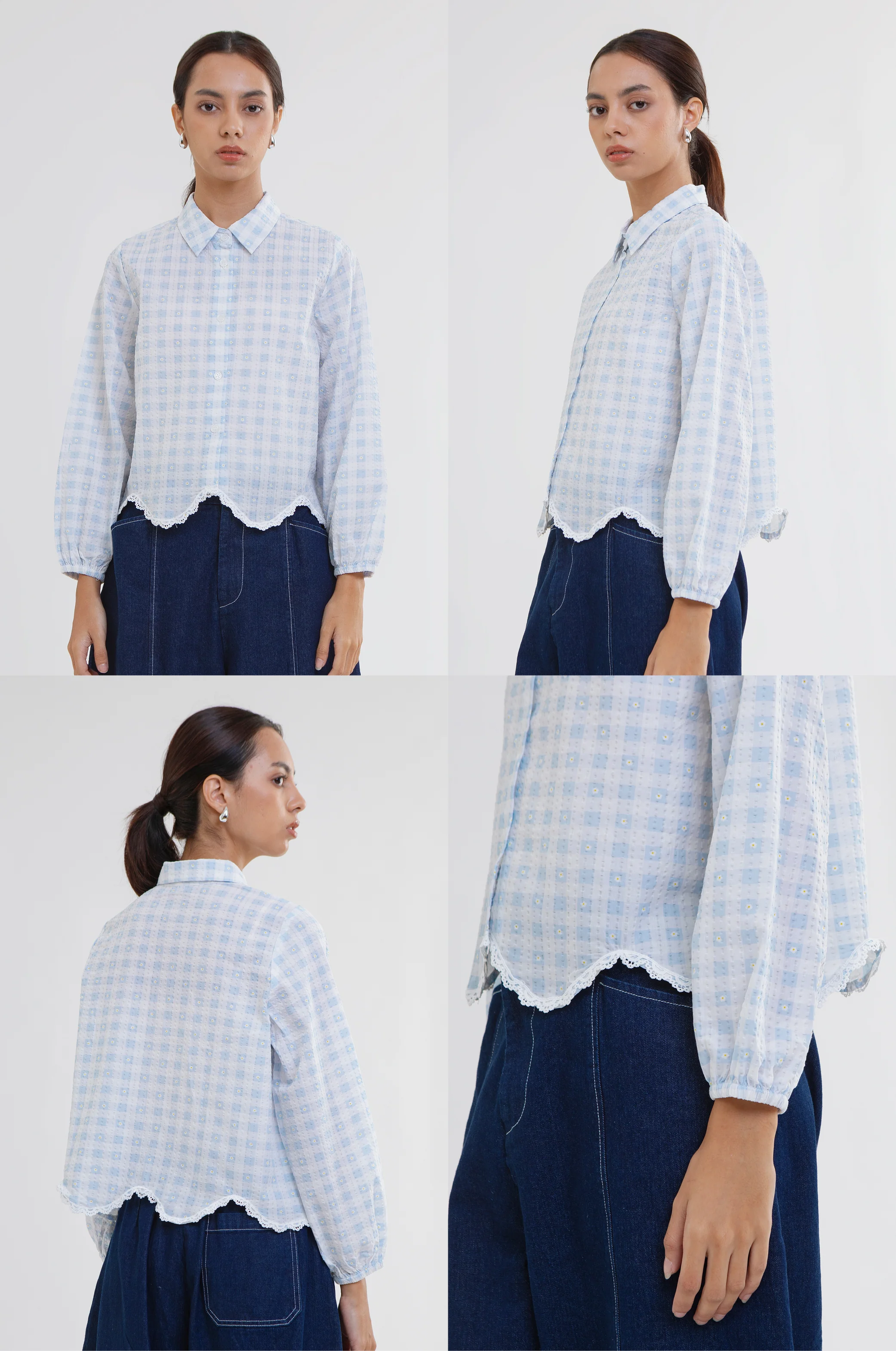 Blue Gingham Willa - Image 2