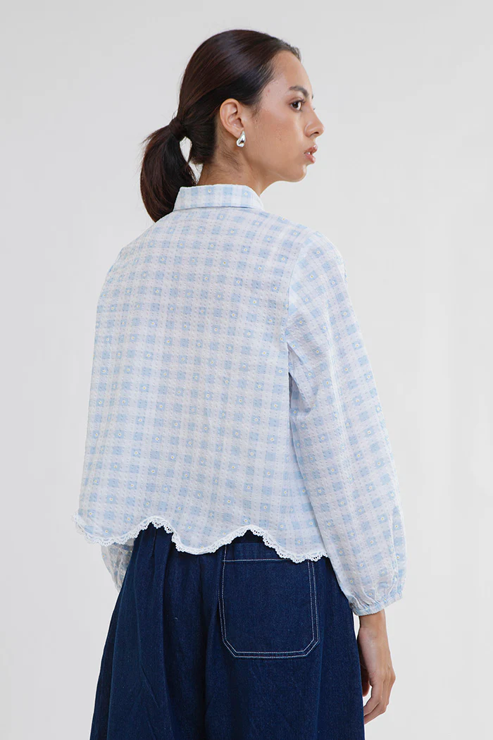 Blue Gingham Willa - Image 4