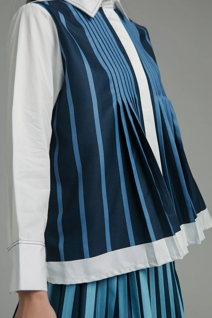Blue Pinstripe Meikle - Image 5