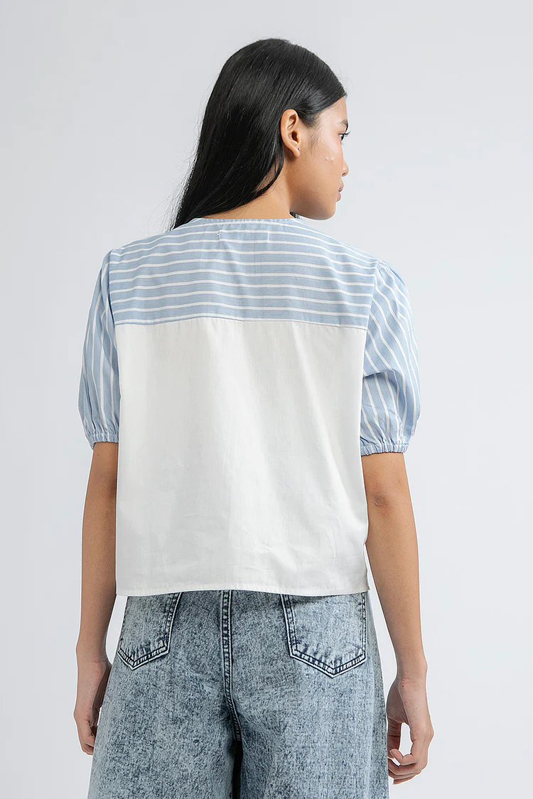 Blue Striped Capua - Defect Sale - Image 4