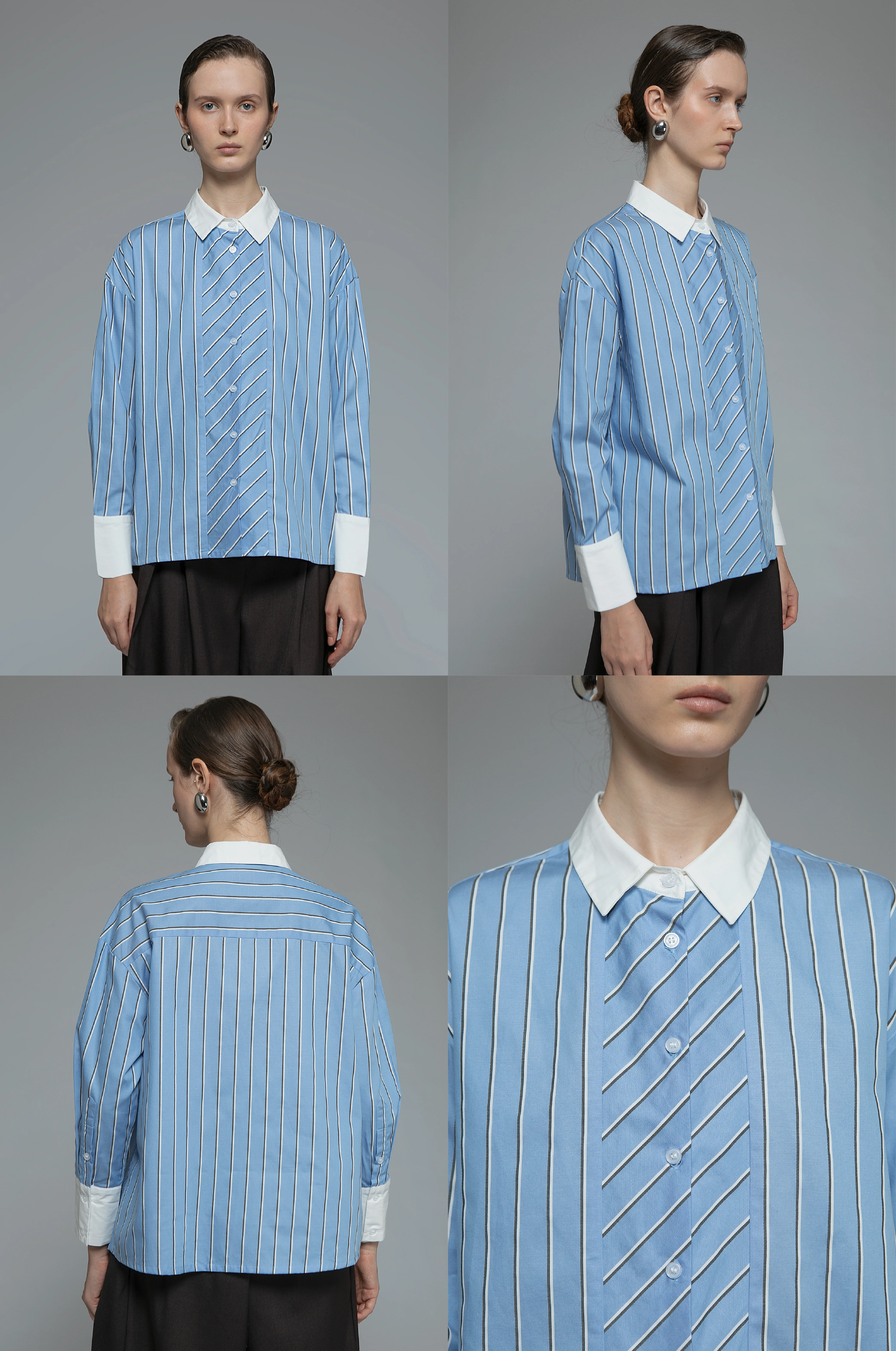 Blue Striped Donen - Image 2