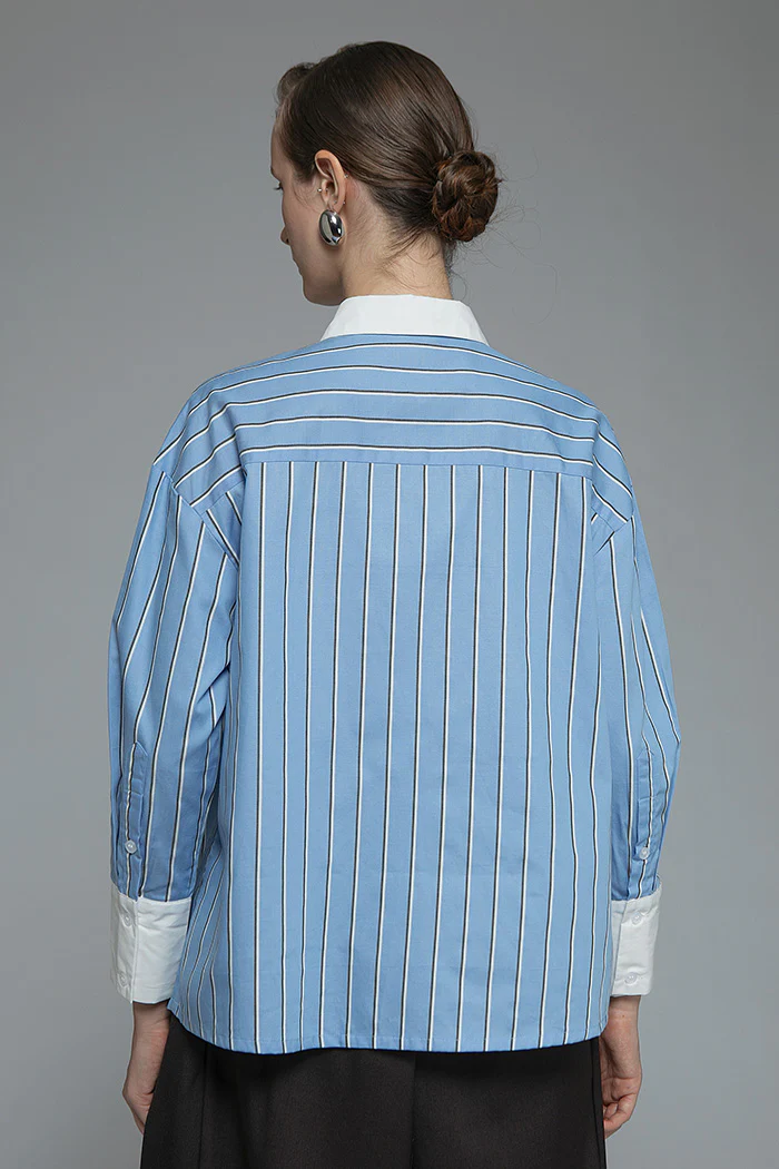 Blue Striped Donen - Image 4