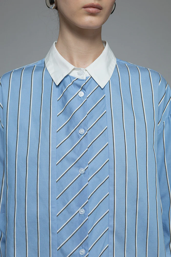 Blue Striped Donen - Image 5