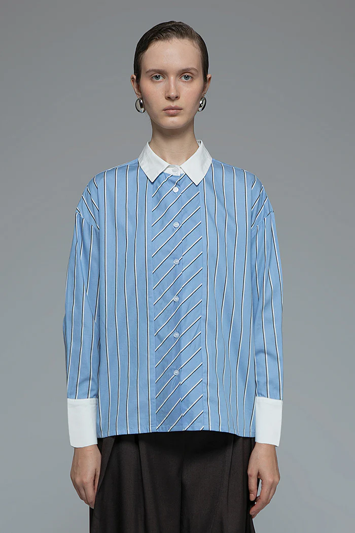 Blue Striped Donen - Image 6