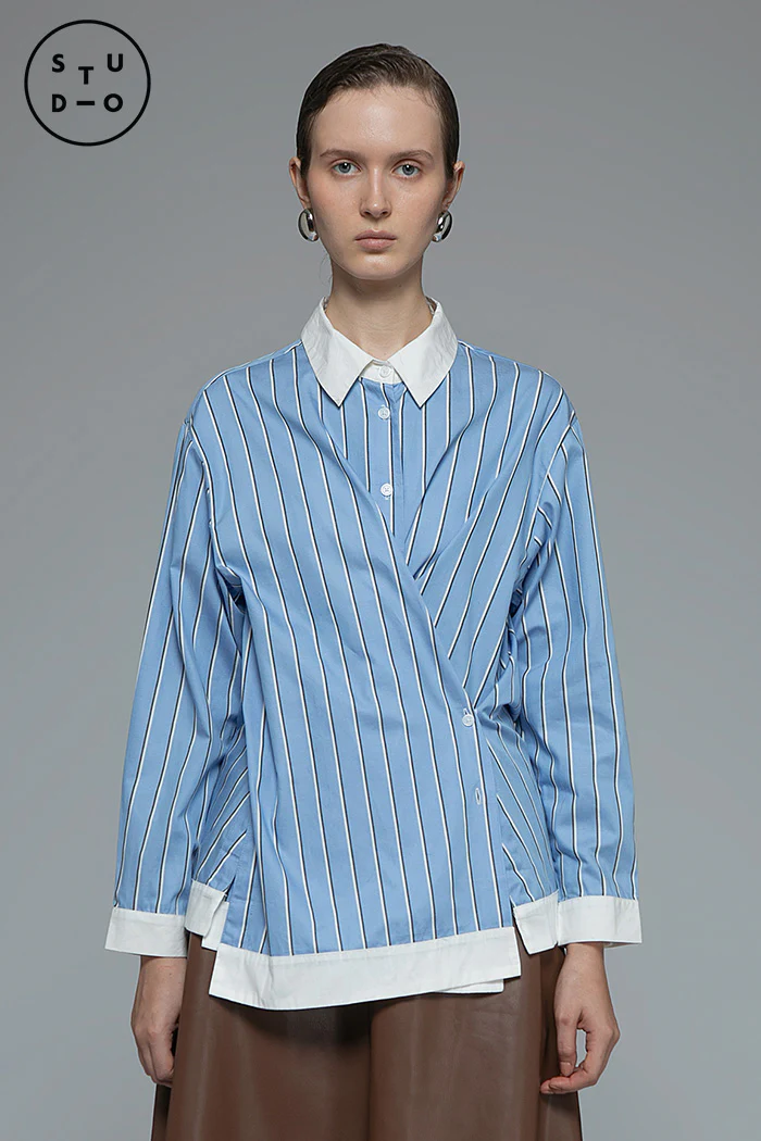 Blue Striped Jersen