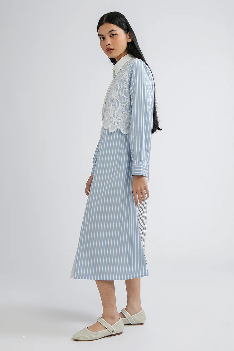 Blue Striped Novelle - Image 3