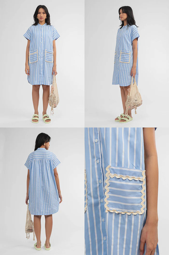 Blue Striped Savoy - Image 2