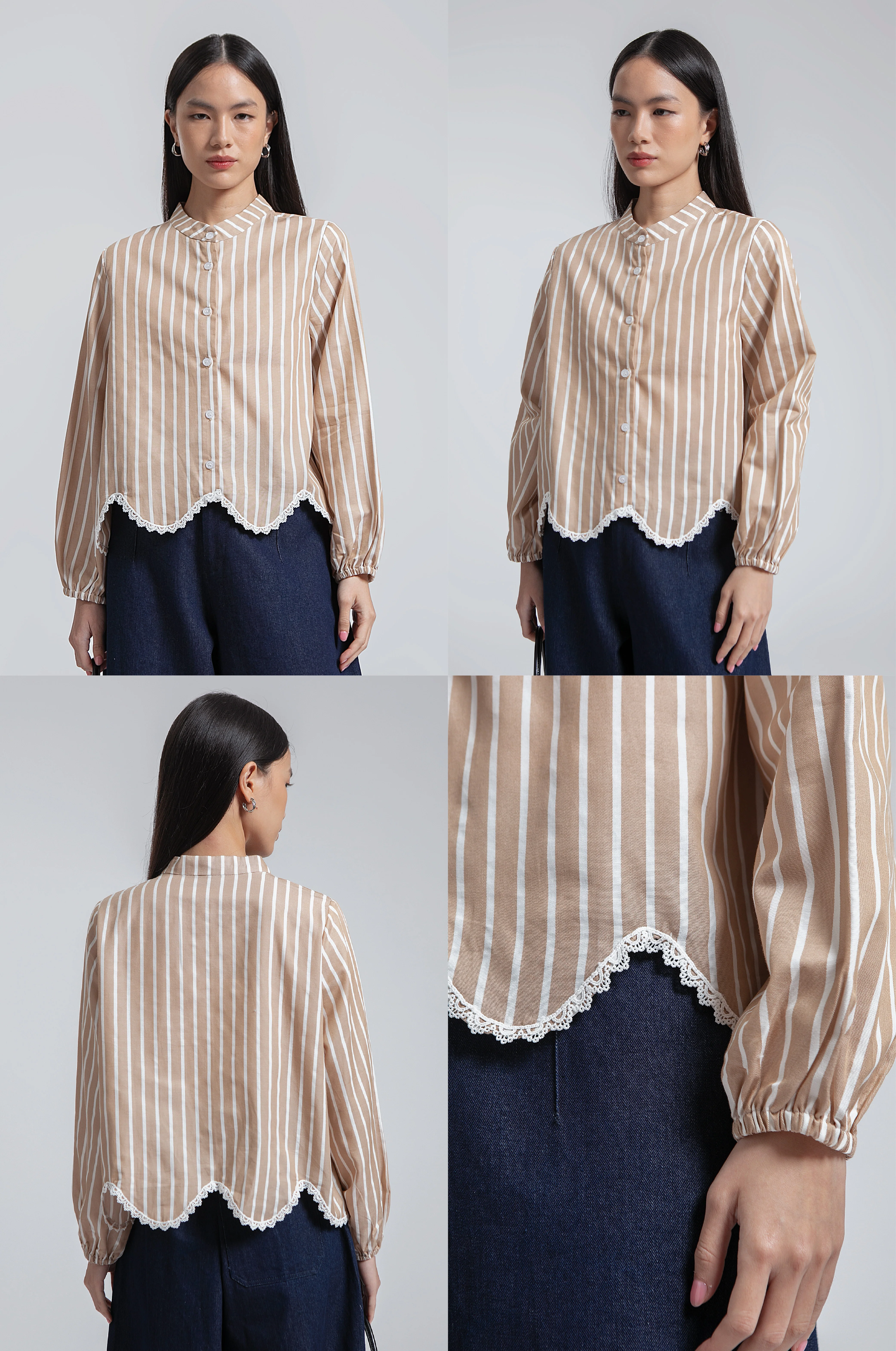 Brown Stripe Dorna - Image 2