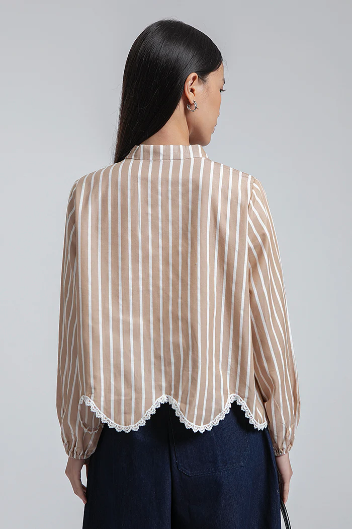 Brown Stripe Dorna - Image 4