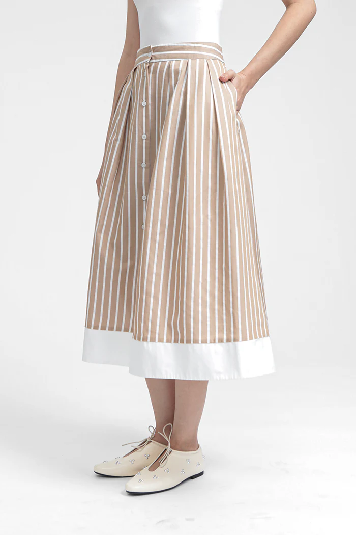 Brown Striped Luomo - Image 3