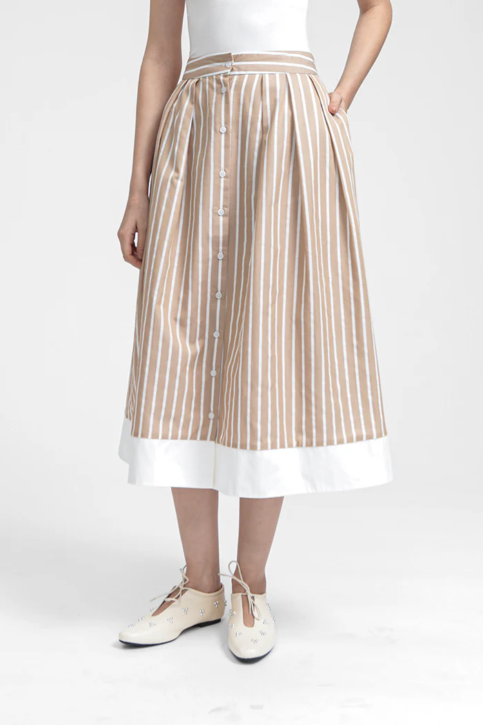 Brown Striped Luomo - Image 5