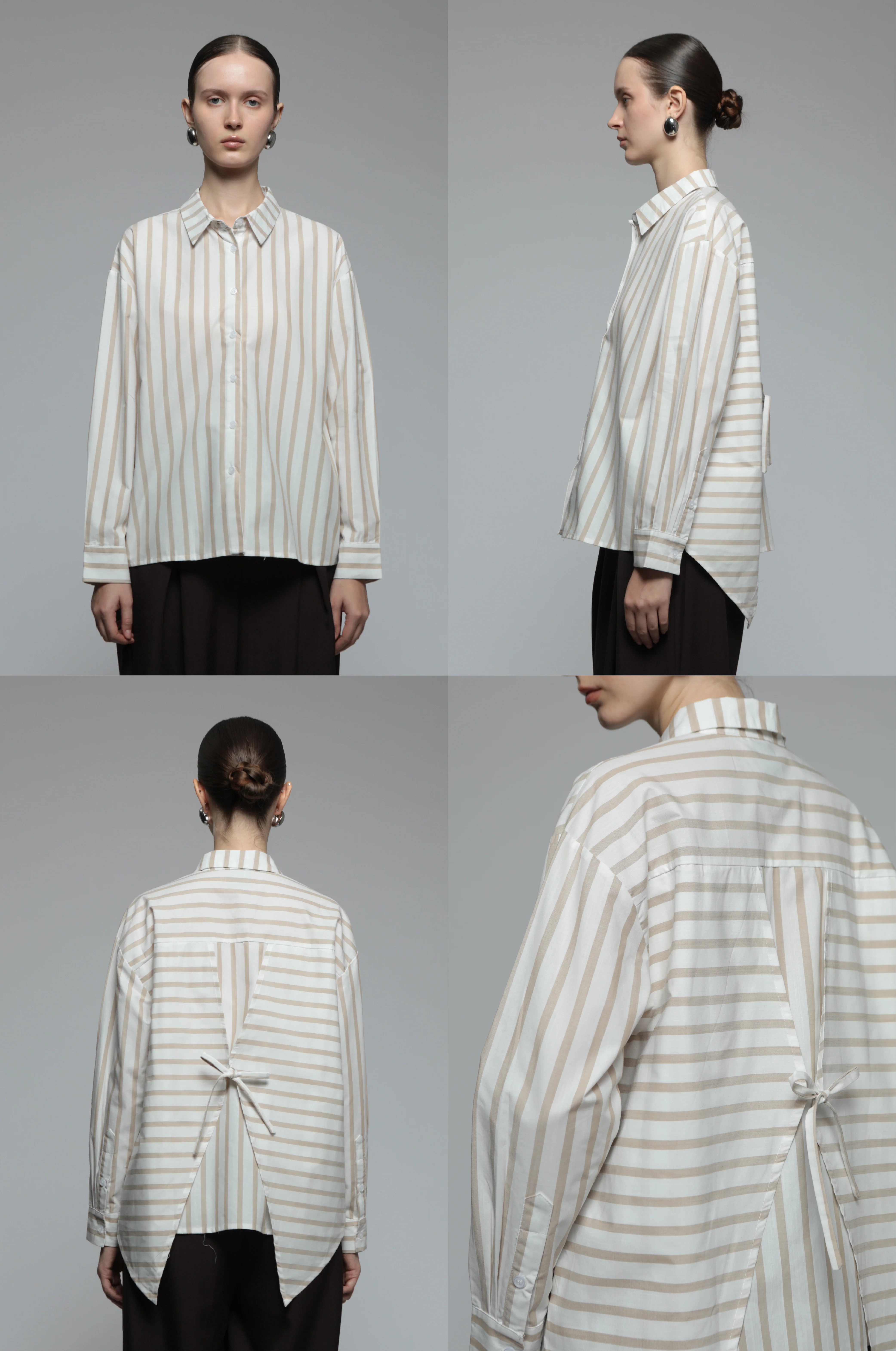 Brown Striped Monday Shirt - Image 2