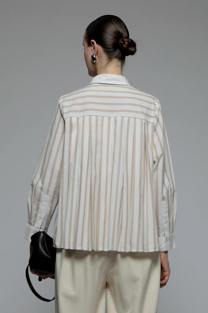 Brown Striped Portico - Image 4