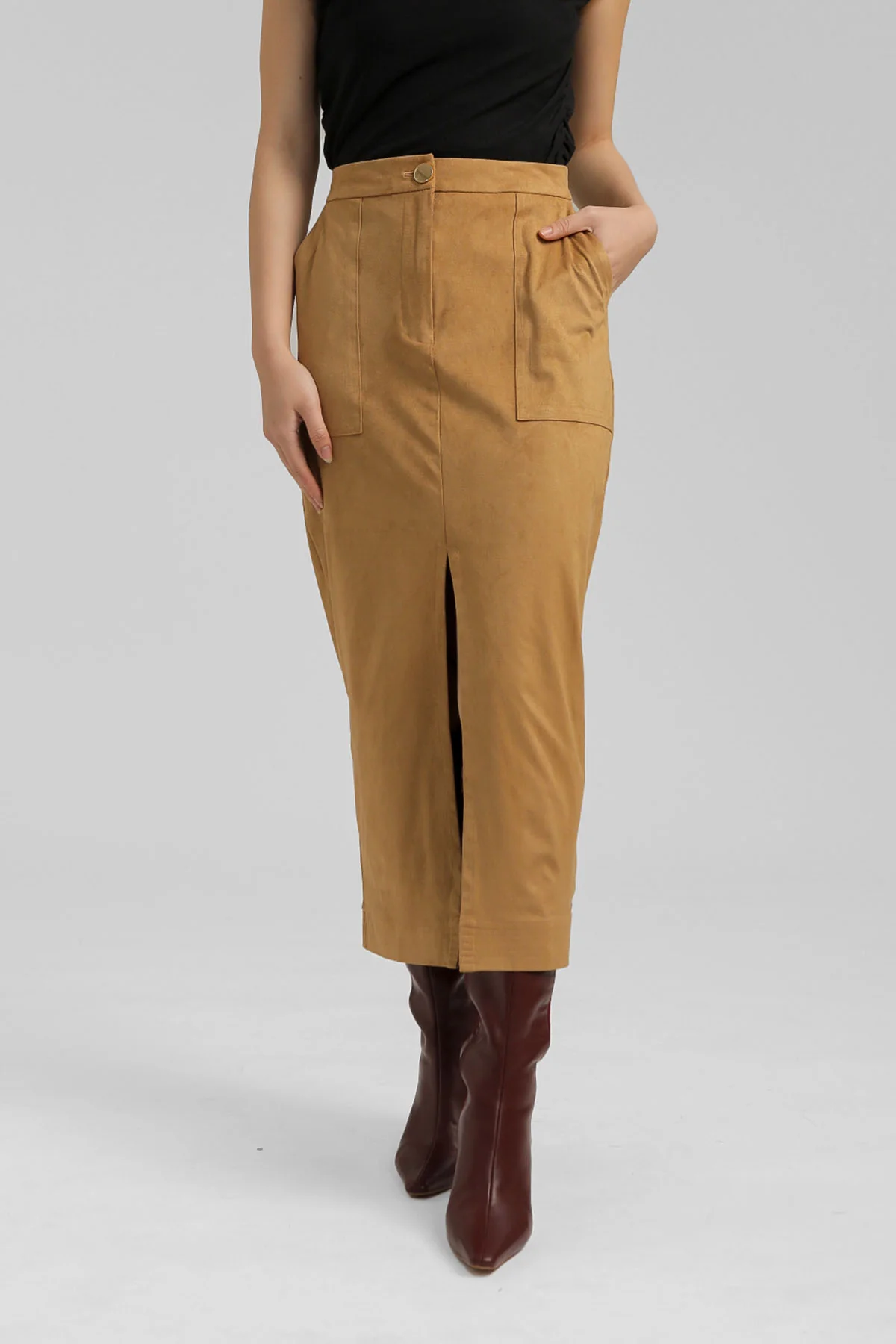 Camel Suede Bogna - Image 6