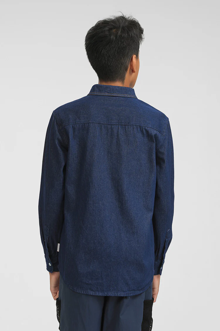 Canisius Denim Long Sleeve Shirt - Image 3