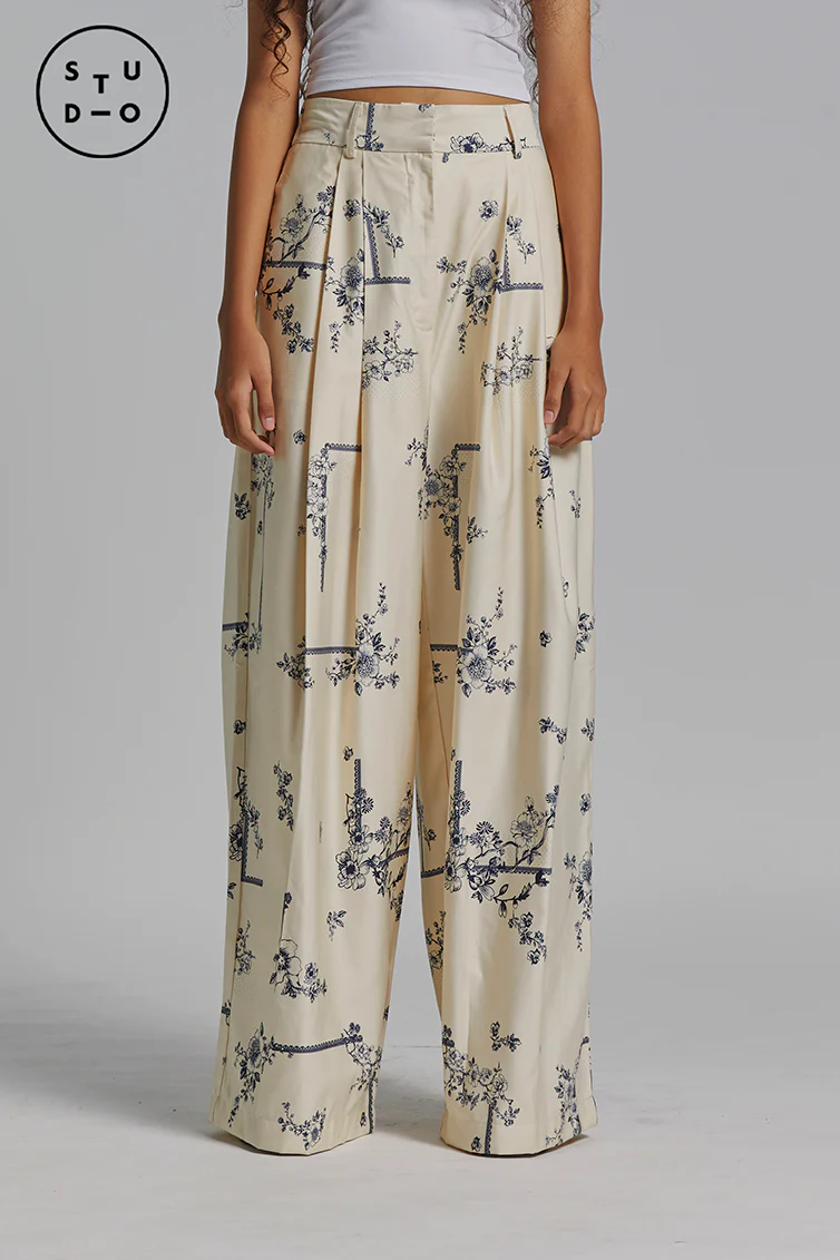 Cream Printed Bolin