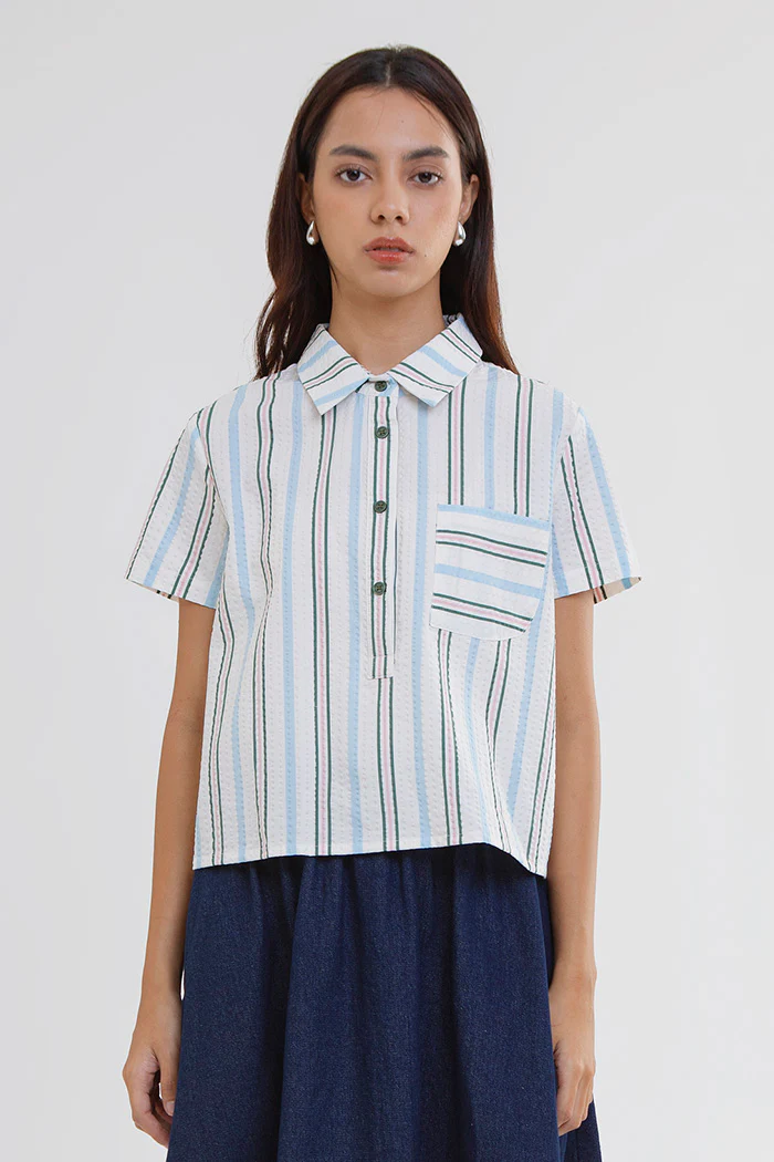 Cream Striped Aliki - Image 6
