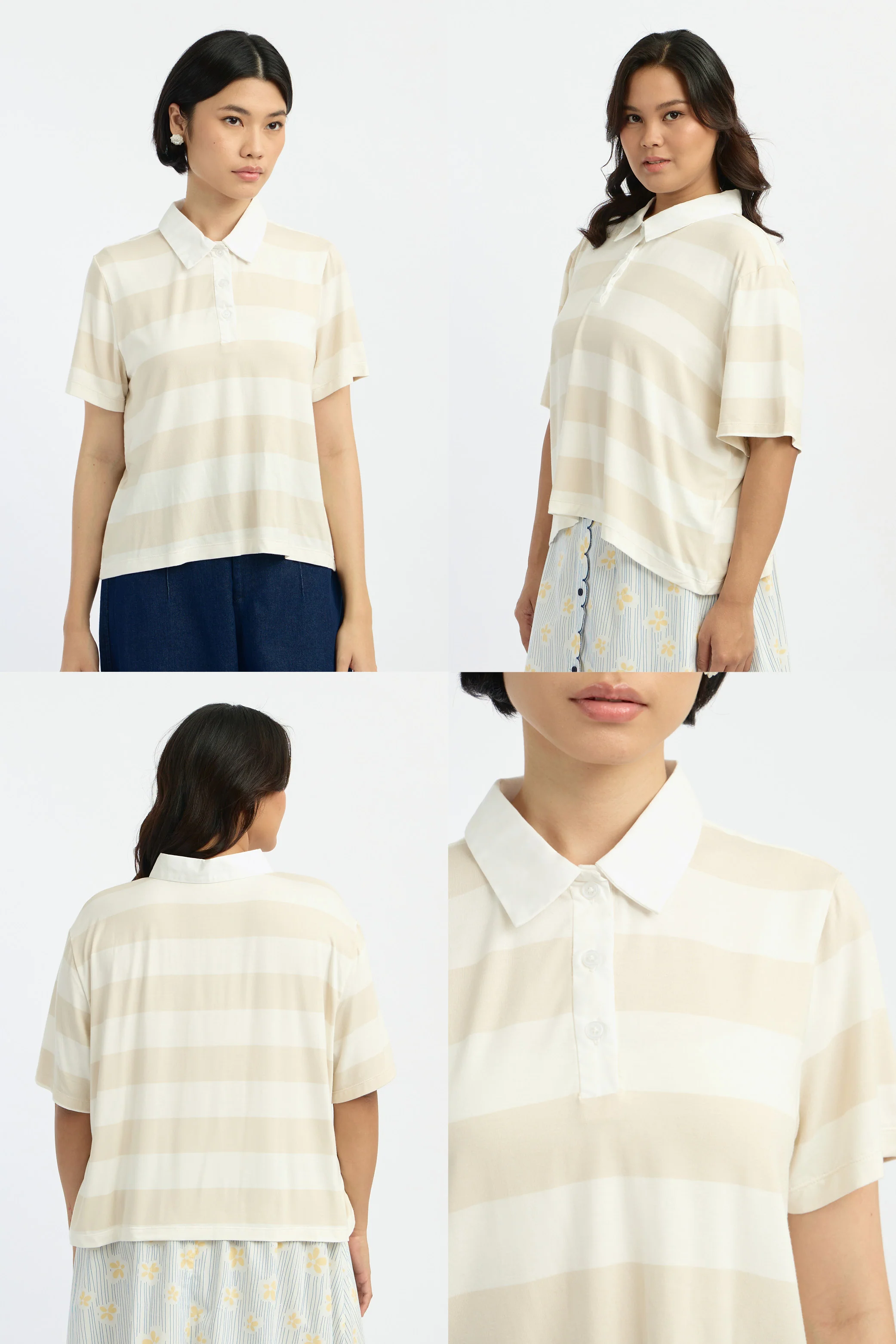 Cream Striped Porlan - Image 2