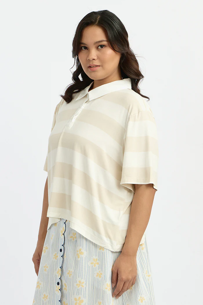 Cream Striped Porlan - Image 4