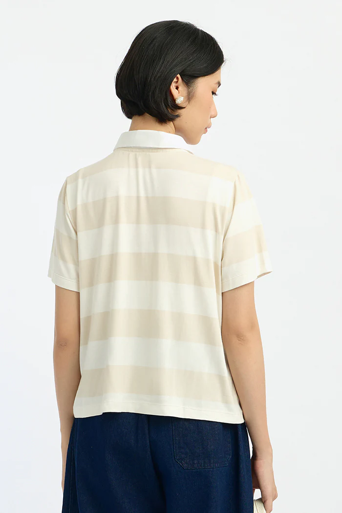 Cream Striped Porlan - Image 7