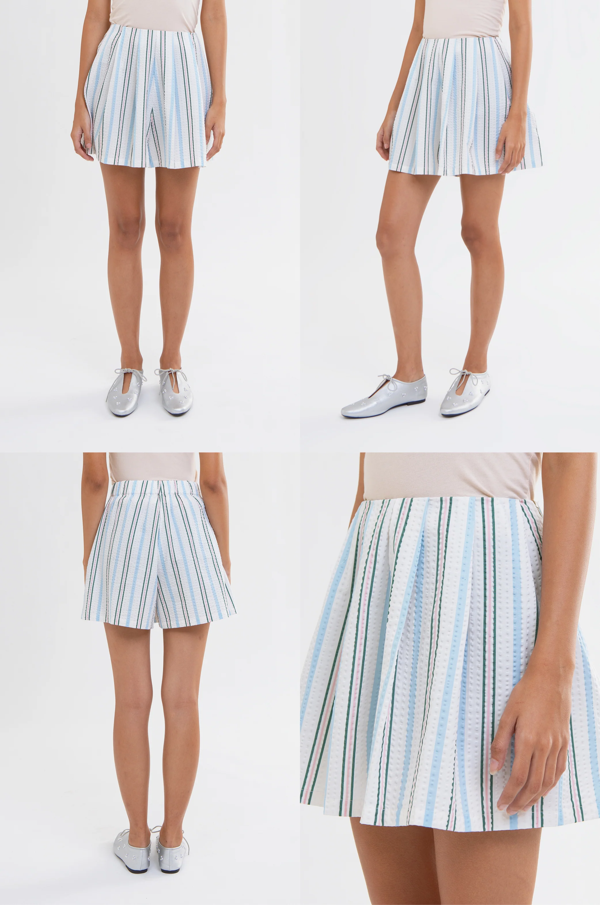 Cream Striped Virelle - Image 2