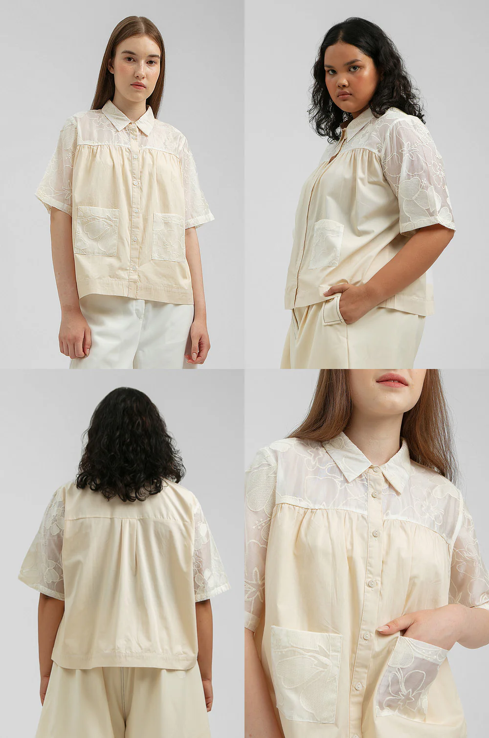 Cream Tencel Blanca - Defect Sale - Image 2