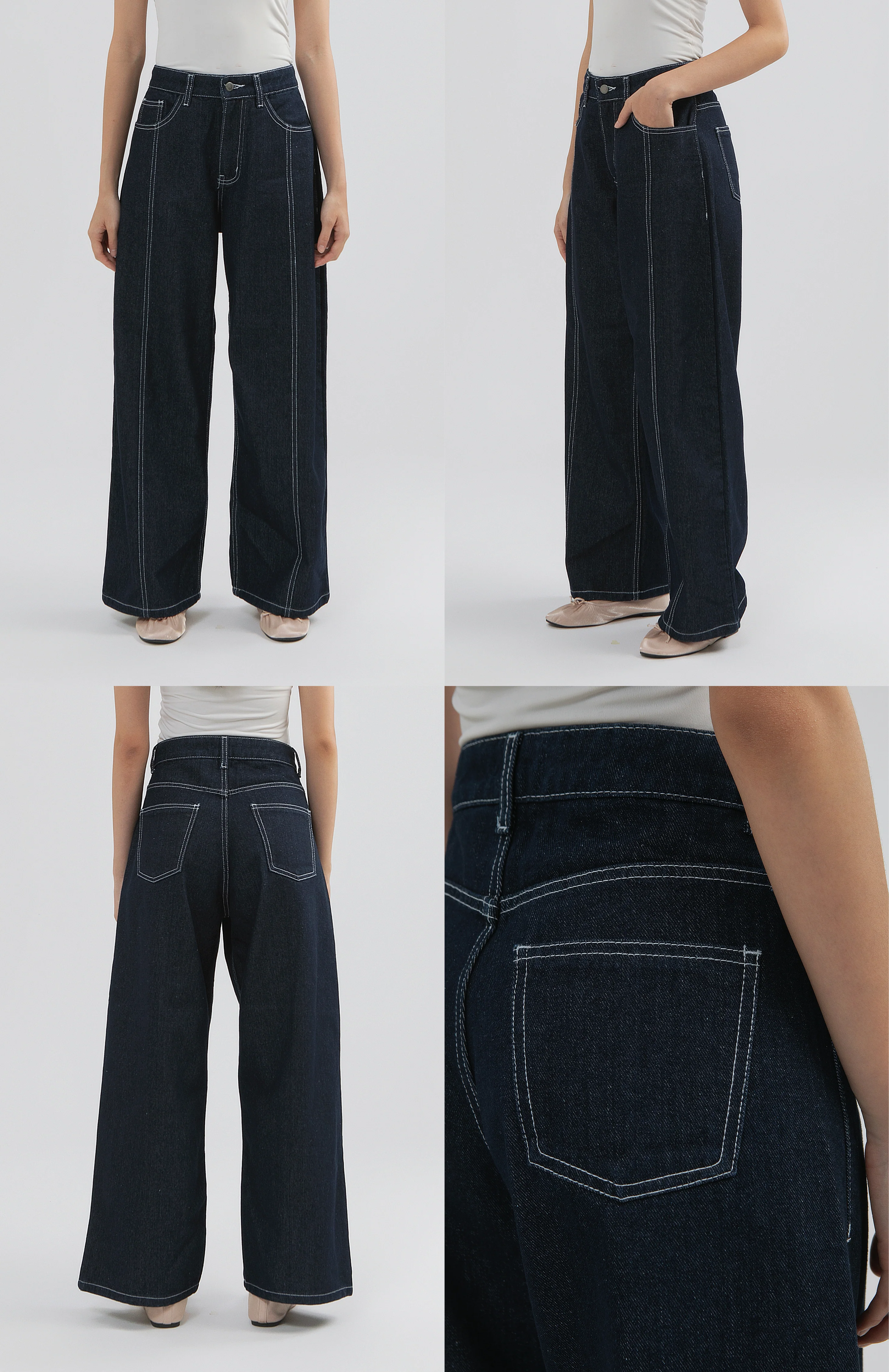 Dark Wash Denim Cherie - Image 2