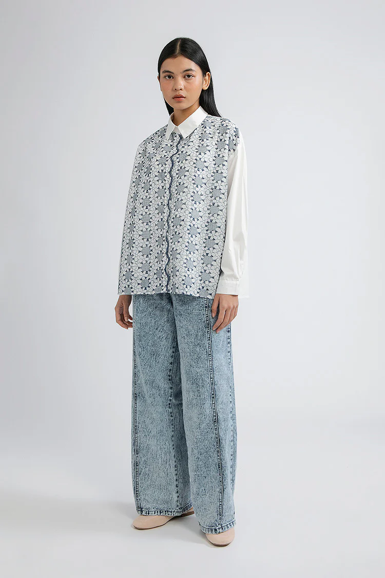 Floral Embroidery Fonsi - Defect Sale - Image 5