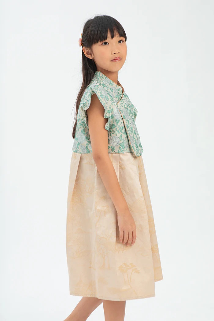 Green Floral Jinggao - Image 3