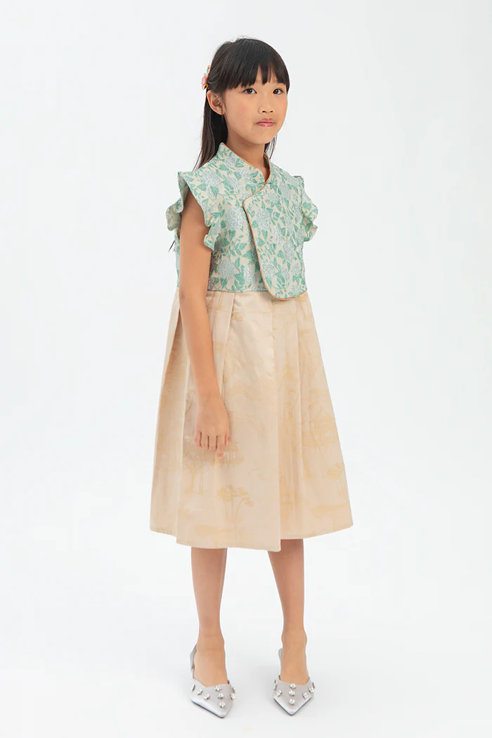 Green Floral Jinggao - Image 5
