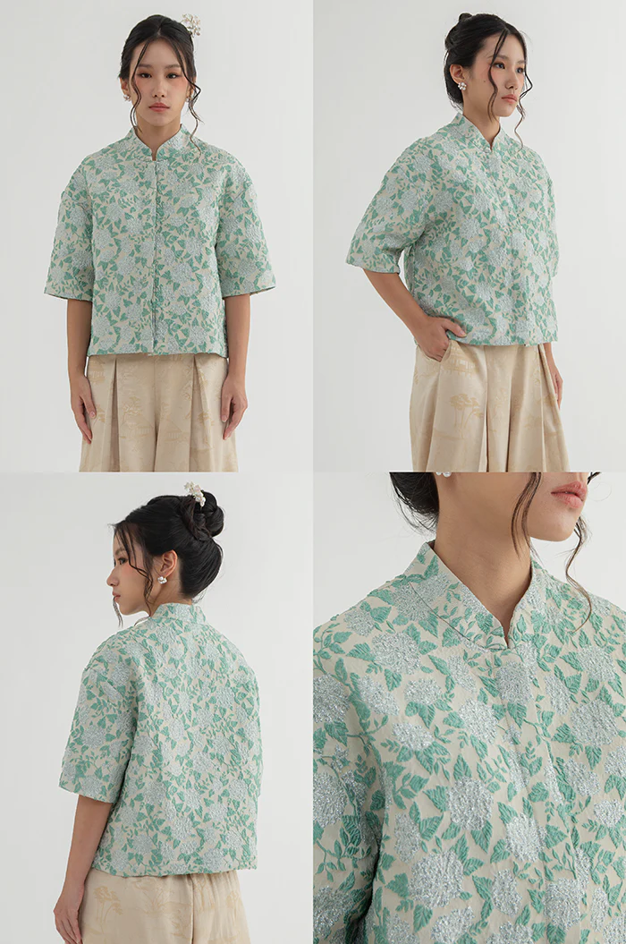Green Floral Lumi - Image 2
