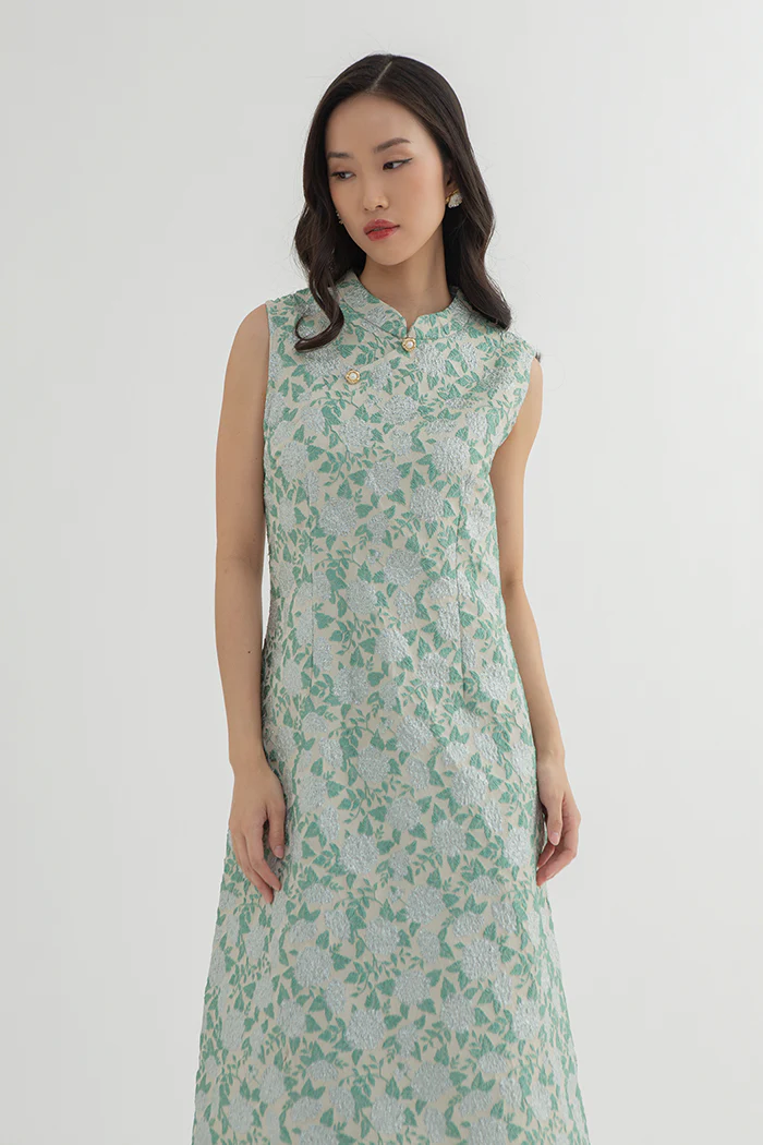 Green Floral Mai - Image 6