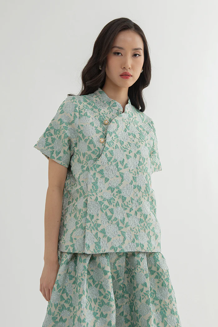 Green Floral Yuna