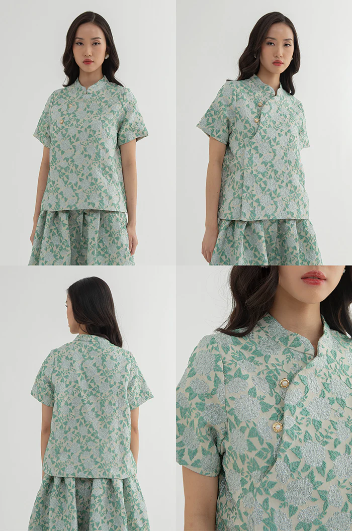 Green Floral Yuna - Image 2