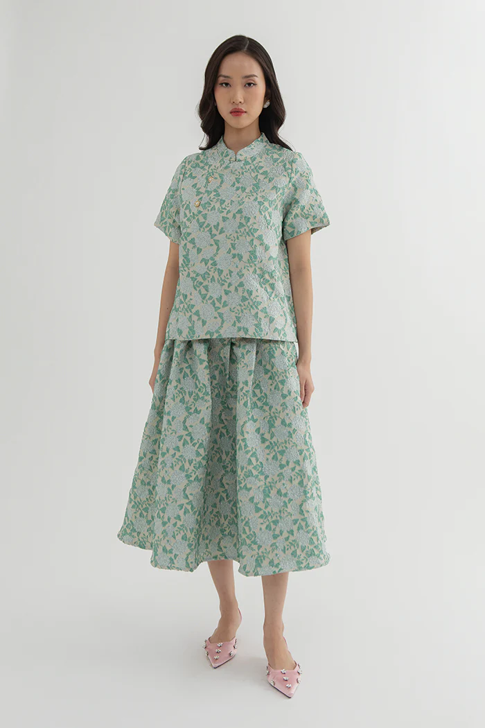 Green Floral Yuna - Image 3